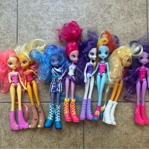 My Little Pony Equestria Girls Dolls Lot Of 8